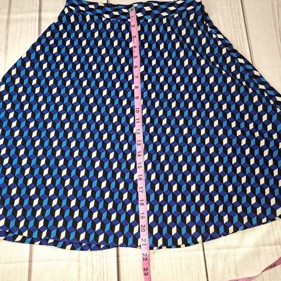 Eci New York Geometric Print Skirt Size S - Picture 4 of 8